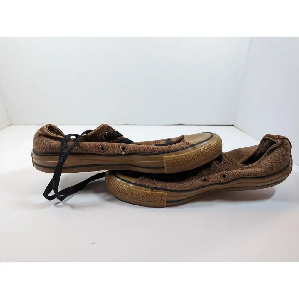 Converse Chuck Taylor All Star UNISEX Ox Low Top Brown Sneakers, Mens -6, Wom -8